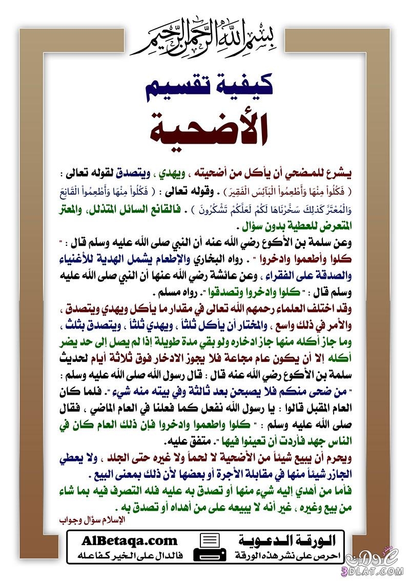 صور عن الأضحية  ،صور لمعرفة فقه الاضاحى عيد 2025