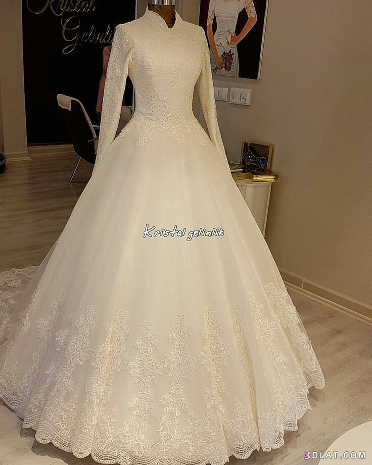 فساتين زفاف المحجبات2025.اجددتشكيلة فساتين الزفاف للمحجبات.فساتين زفاف مميز