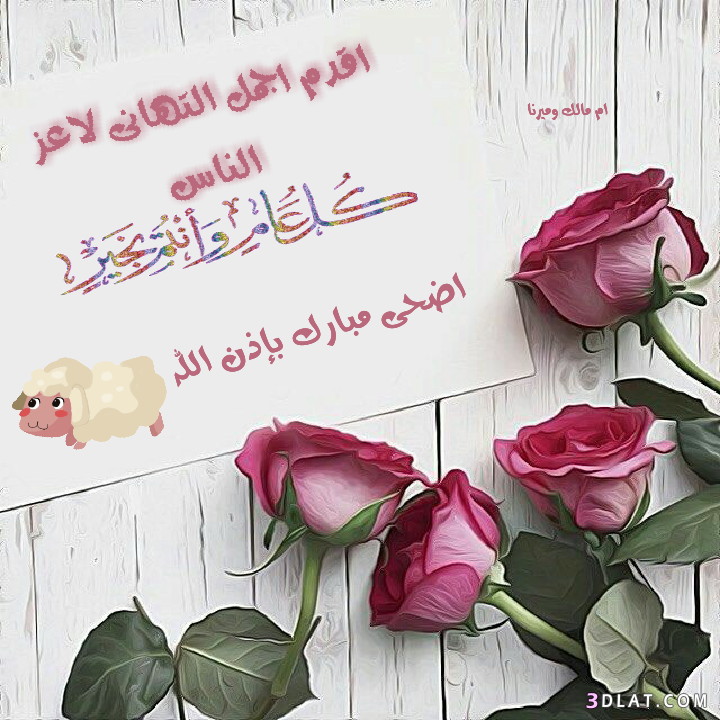 صور تهنئة من تصميمى لعيد الاضحى.كروت تهنئة لعيد الاضحى حصريآلعدلات.اضحى2025