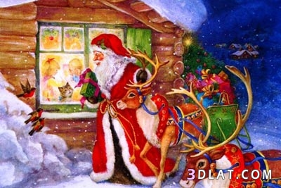 صور بابا نويل رسوم متحركة 2025 , صور بابا نويل رسم 2025 , صور سانتا كلوز للتلوين 201