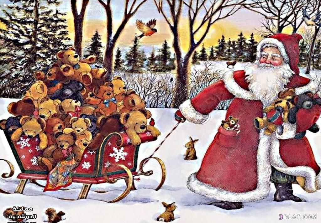 صور بابا نويل رسوم متحركة 2025 , صور بابا نويل رسم 2025 , صور سانتا كلوز للتلوين 201