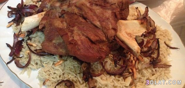 طريقة عمل غوزى اللحم البحرينى.وصفة اوزى اللحم الخليجى. وصفةاوزى اللحم