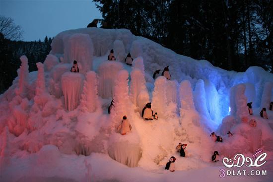 قصر الثلج في سويسرا