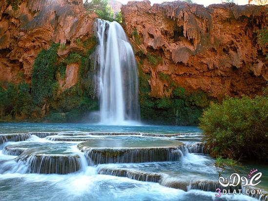 اجمل المناظر الطبيعية الجميلة-صور شلالات حلوة اوي-خلفيات طبيعية روعة