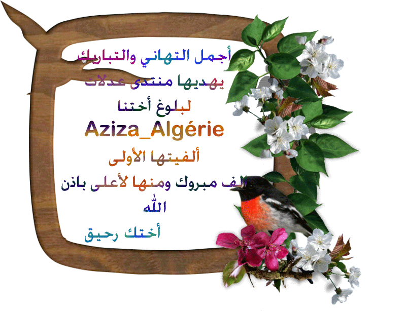 مبروك aziza_Algerie ألفيتك الأولى