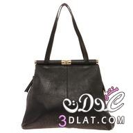شنط جلدية جديدة 2025,شنط  يد باللون الاسود روعه,2025Black Bags