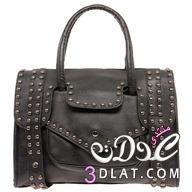 شنط جلدية جديدة 2025,شنط  يد باللون الاسود روعه,2025Black Bags