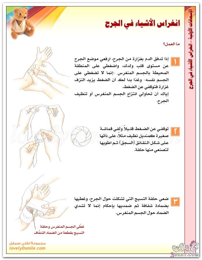 الاسعافات الاولية.موسوعة الاسعافات الاولية بالصور