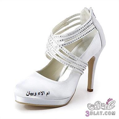احذية مميزة للعروس,احلى الاحذية لاحلى عروس,احذية بيضاء للعروس