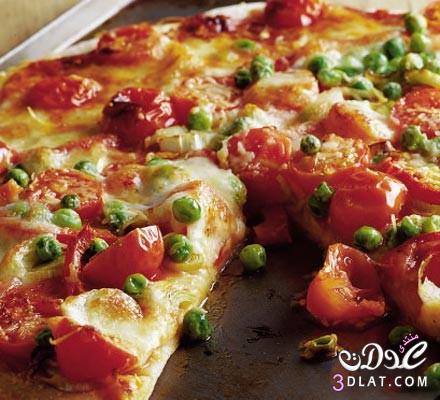 طريقة سهلة لعمل البيتزا, بيتزا 2024, بيتزا بالخضروات, عجينة البيتزا