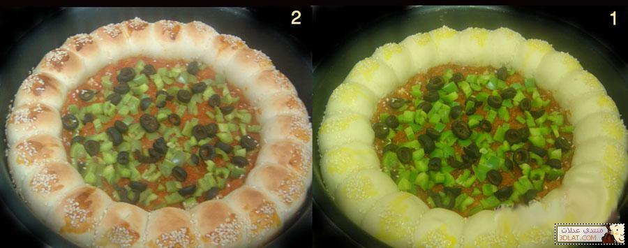 طريقة عمل البيتزا والفطائر بالصور خطوة بخطوة