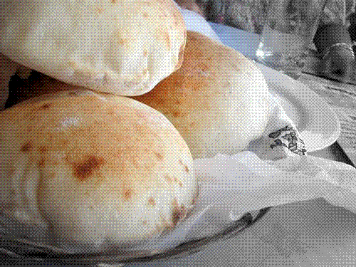 بالصور طريقة عمل الخبز الشامي