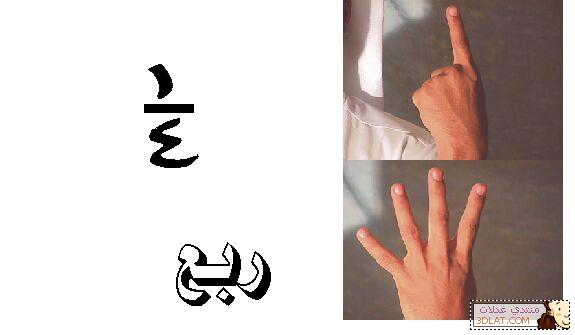 تعلم الارقام بلغة الاشارة (الصم)