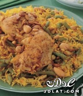 الدجاج المحمّر مع الأرز من المطبخ السعودي