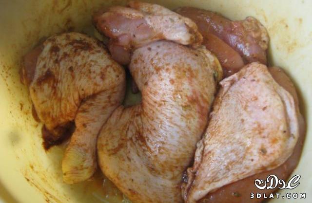 طريقة تحضير صينية الدجاج بالليمون بالصور