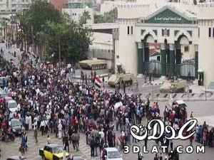 الاسكندرية تتظاهر ضد المحافظ الجديد عصام سالم