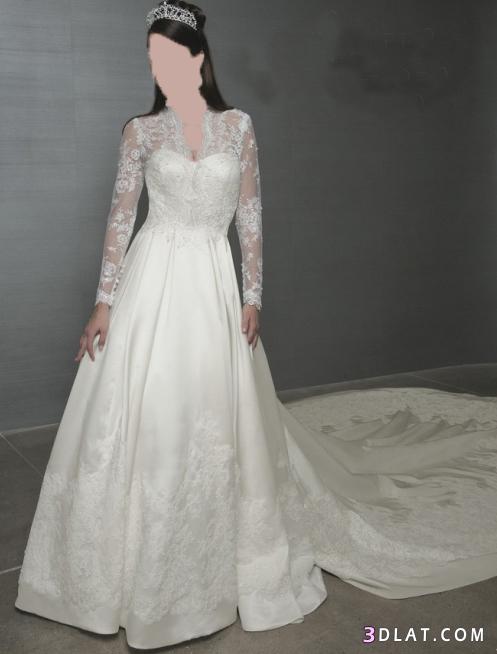 فساتين زفاف مستوحاة من فستان الاميرة كيت ميدلتون