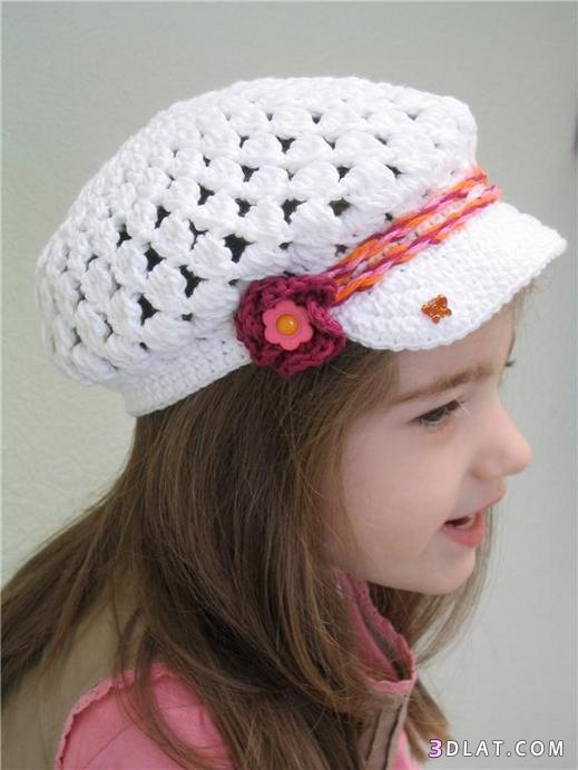 اجمل قبعات الكروشيه لابنتك