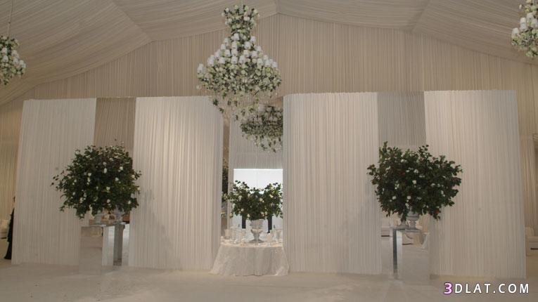 أفكار لتصميم قاعات الزفاف