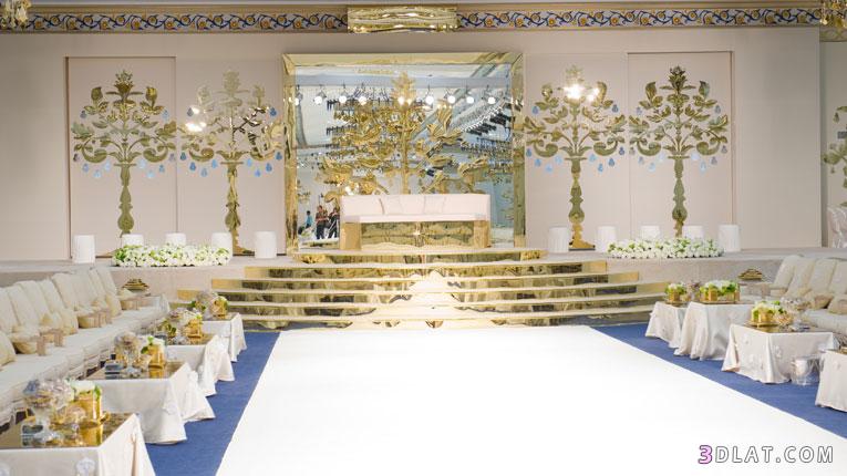 أفكار لتصميم قاعات الزفاف