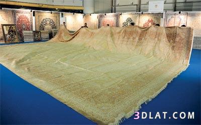 أكبر سجادة فى العالم مصنوعة من الحرير الطبيعى وقيمتها 3 ملايين دولار