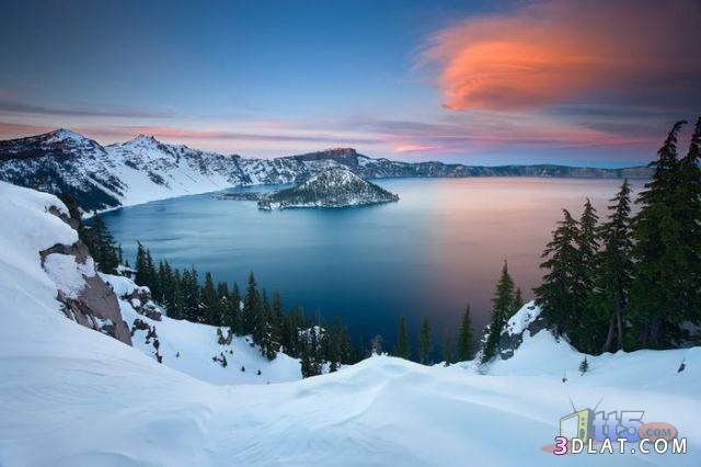 صور رائعة للجبال في فصل الشتاء