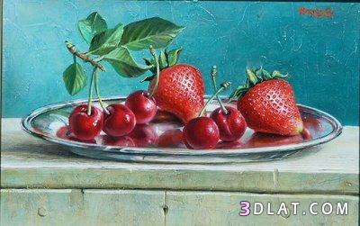 لوحات فنية بطعم الفراولة !