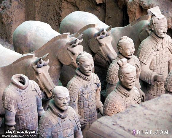 أسطورة جيش التيراكوتا الصيني: جيش مصنوع من الطين!!