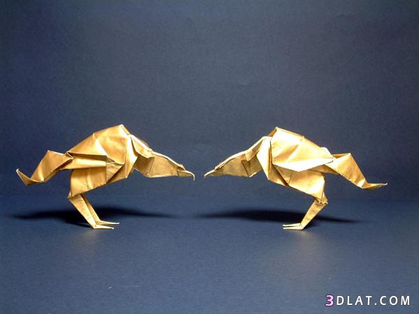 رد: نبذه وصور من فن أوريغامي فن طي الورق origami
