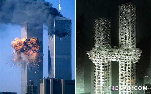 سيتم بناءه في كوريا الجنوبية يوحي بهجمات 11 سبتمبر