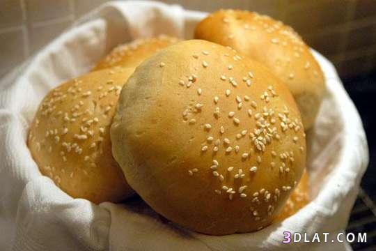طريقة عمل خبز البرجر