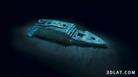 صور للسفينة الغارقة تيتانيك من الاعماق