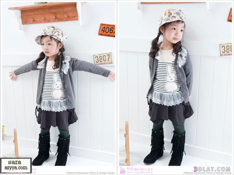 ملابس للاطفال -أزياء اطفال منوعه تشكيله من ملابس الاطفال