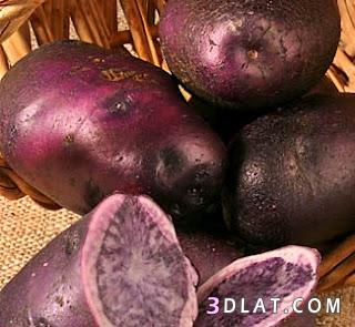 Purple potatoes البطاطا الارجوانية الحلوة