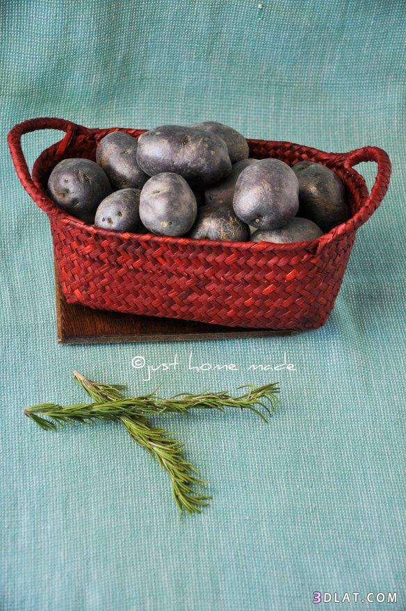 Purple potatoes البطاطا الارجوانية الحلوة