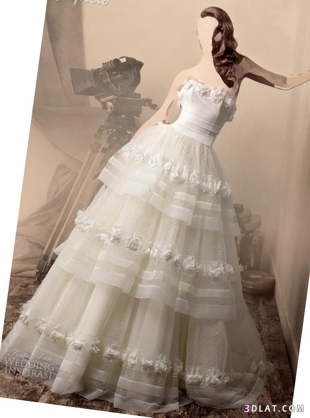 فستان زفاف شيك و بتكلفة بسيطة