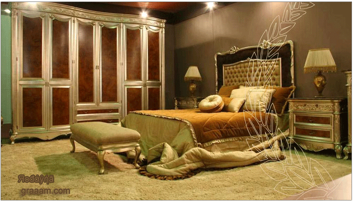 غرف نوم ومفارش تركية