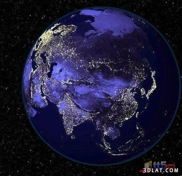 صور كوكب الأرض أثناء الليل