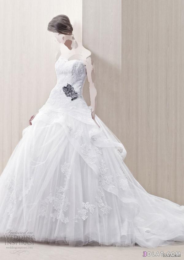 اجمل عروسة باحلي فستان زفاف