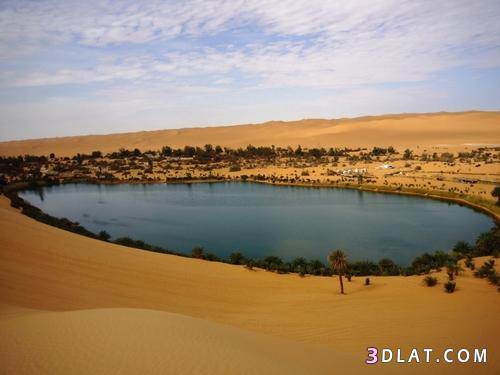 بحيرة قبر عون في الصحراء الليبية(( سبها ))