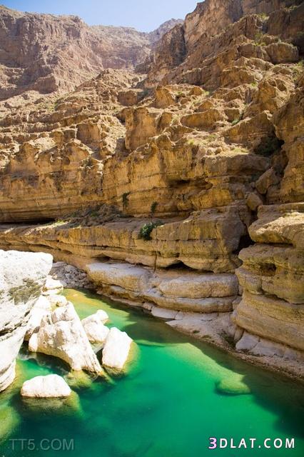 صور سياحية رائعة من وادي شاب في سلطنة عمان