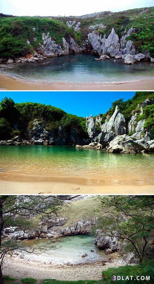 شاطئ هويلغا في شمال إسبانيا