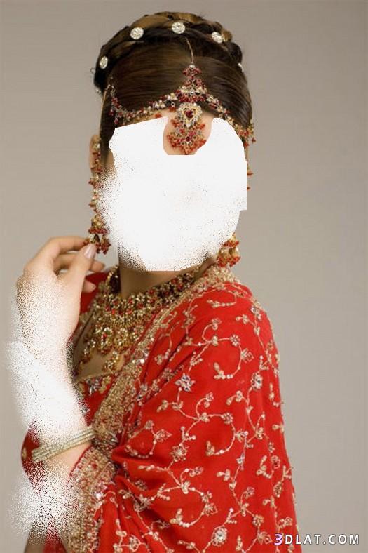 اجمل تسريحات شعر العروس الهندية