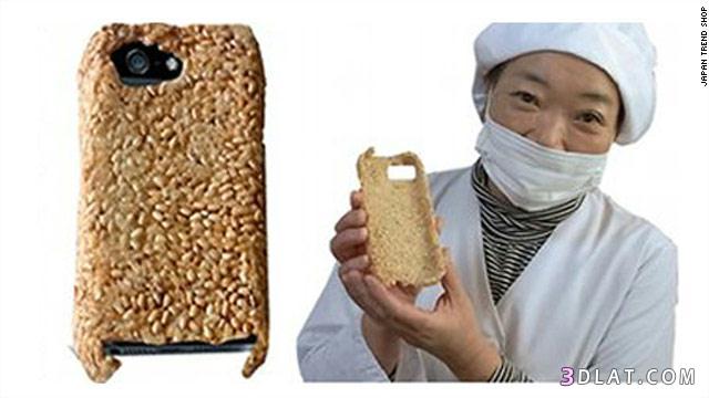 حافظة "أي فون" من الأرز يمكن أكلها