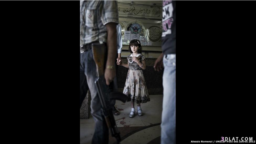 معاناة طفلة سورية تتصدر مسابقة اليونيسيف للصور
