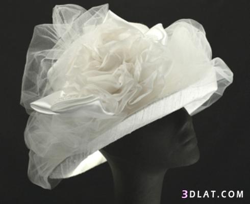 قبعات جميلة للعروس - قبعات العروس عصرية وانيقة