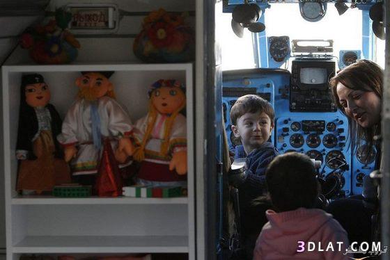 تحويل طائرة قديمة الى روضة أطفال