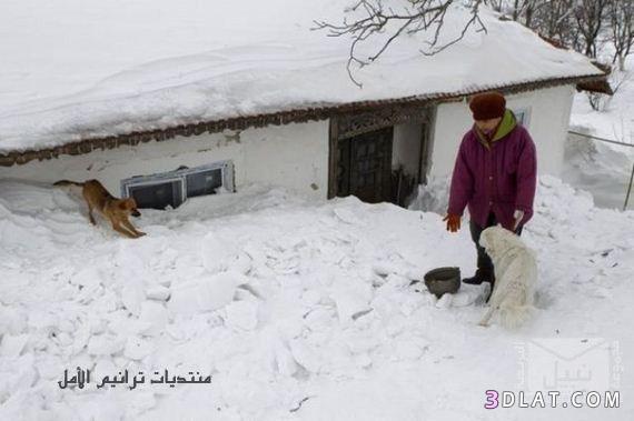 القرية الرومانية تحت الثلج\صور القريه الثلجيه رومانيا 2024