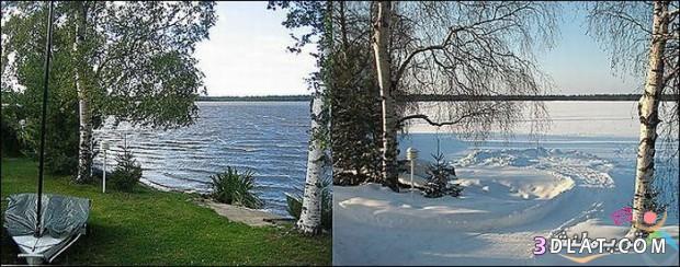صور تظهر الفرق بين الصيف والشتاء اليكم الصور