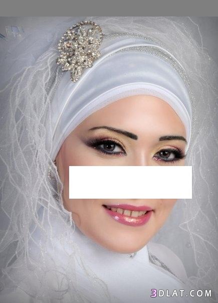 لفات طرح وماكياج العروس2024 اجمل لفات طرح العروس2024 اشيك طرح وماكياج للعروس2024